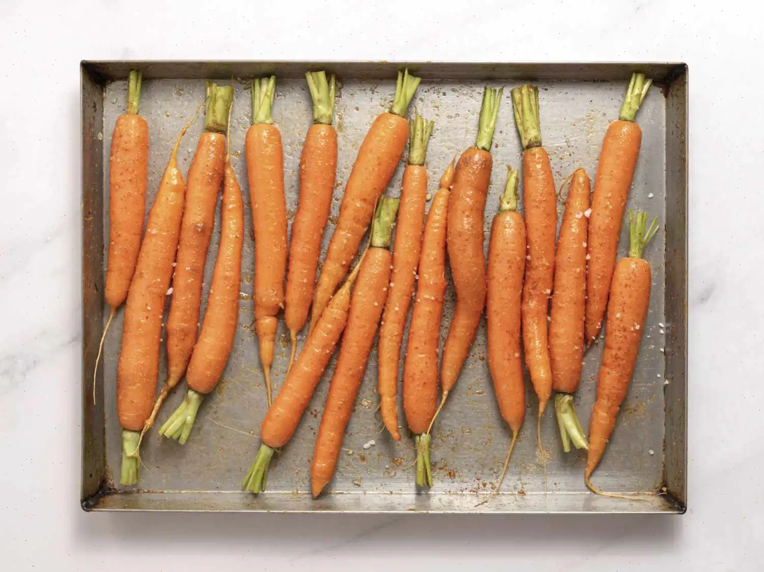 Tamarind Roasted Carrots with Carrot-Top Dip Recipe