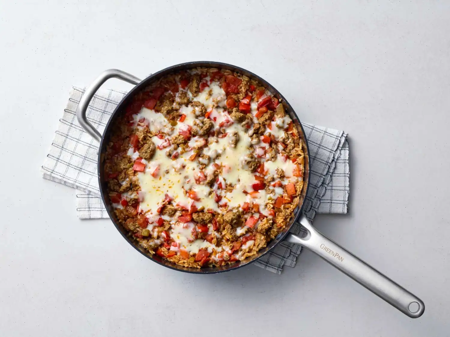 Ground Beef and Rice Skillet Recipe