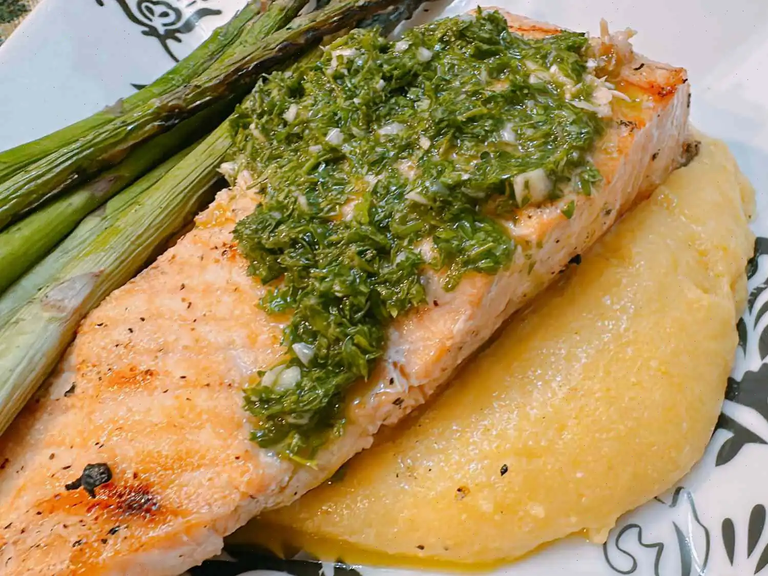 Grilled Salmon with Chimichurri Recipe
