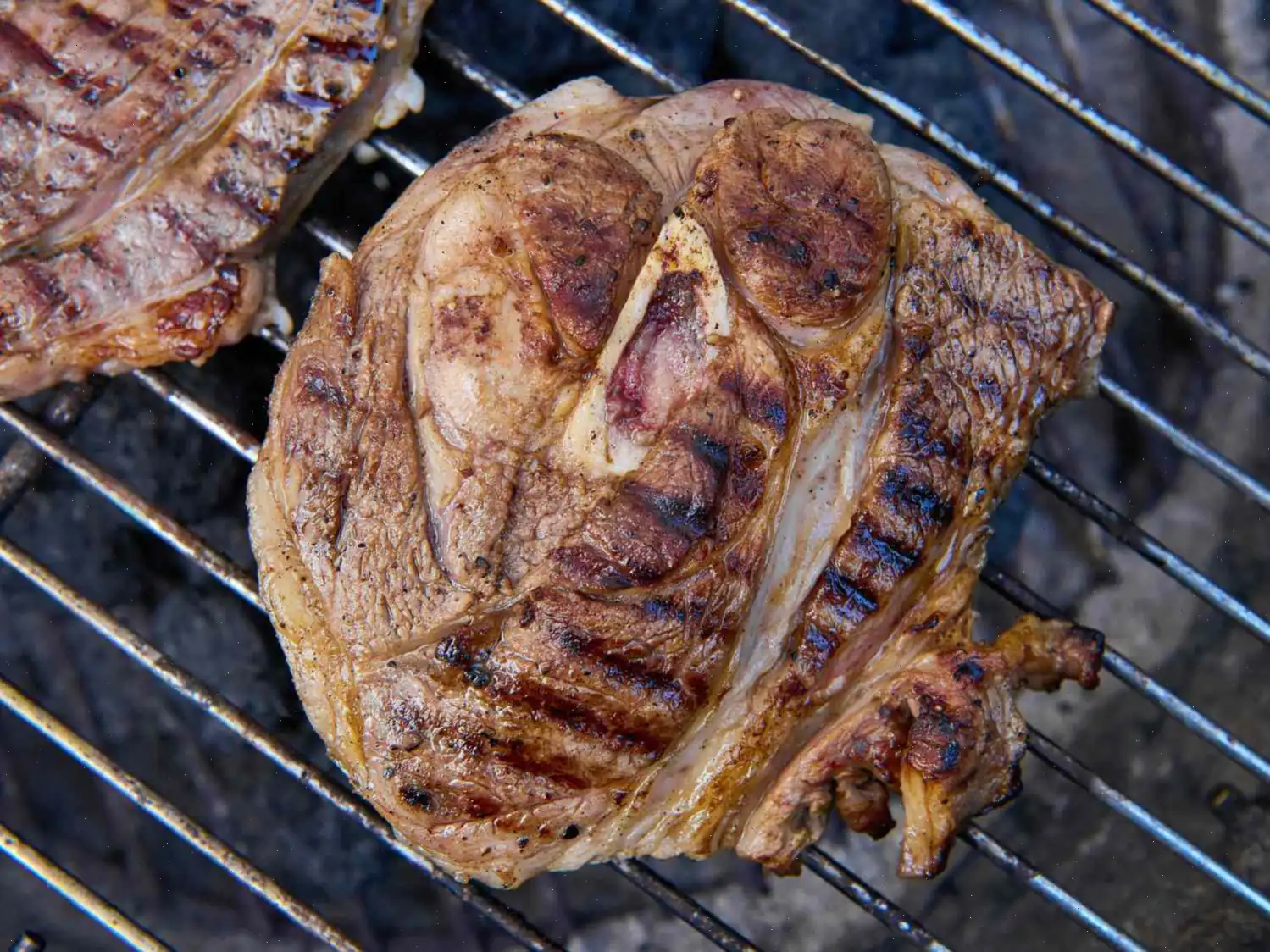 Grilled Lamb Shoulder Chops with Fresh Mint Jelly