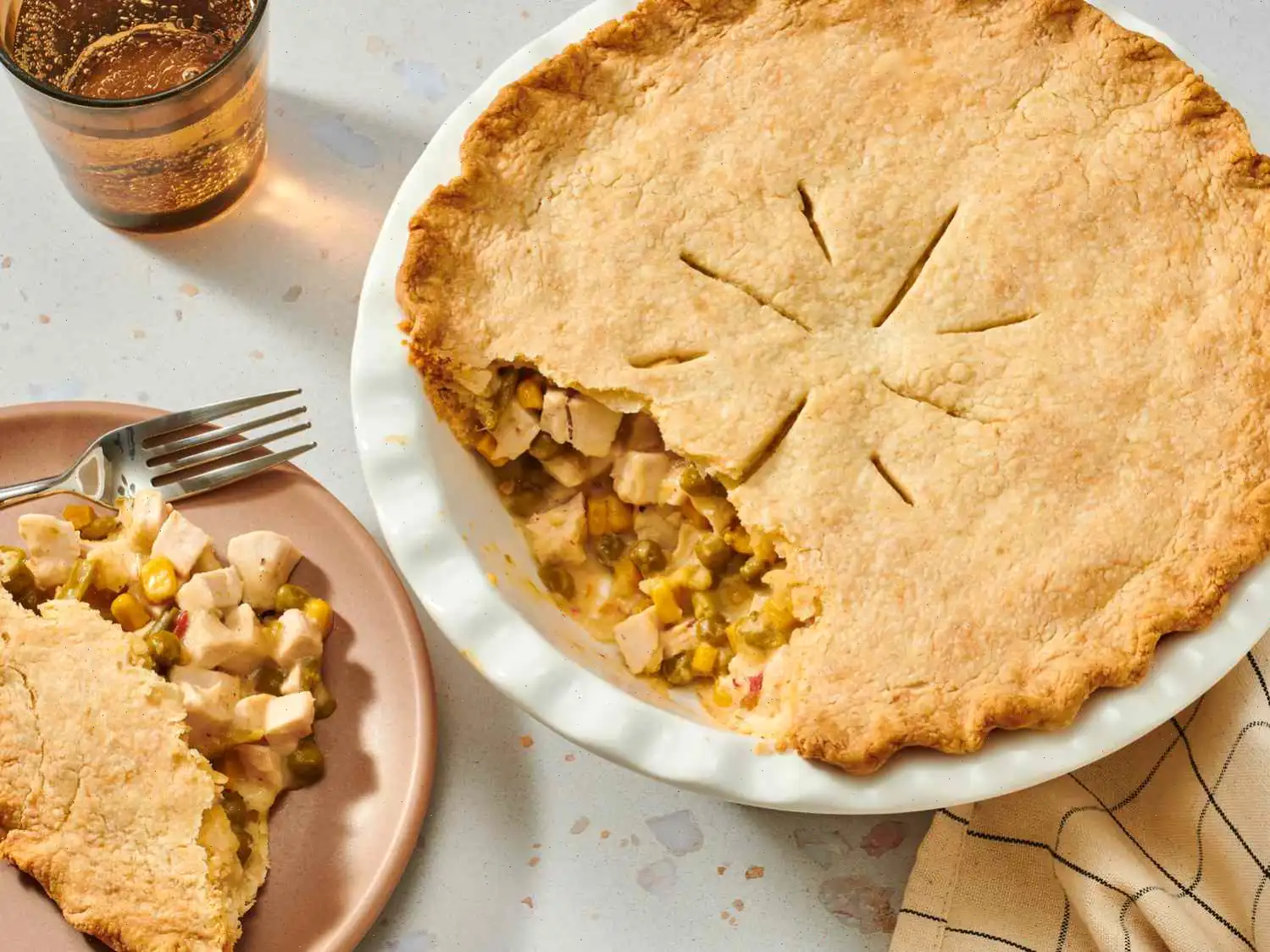 4-Ingredient Chicken Pot Pie Recipe