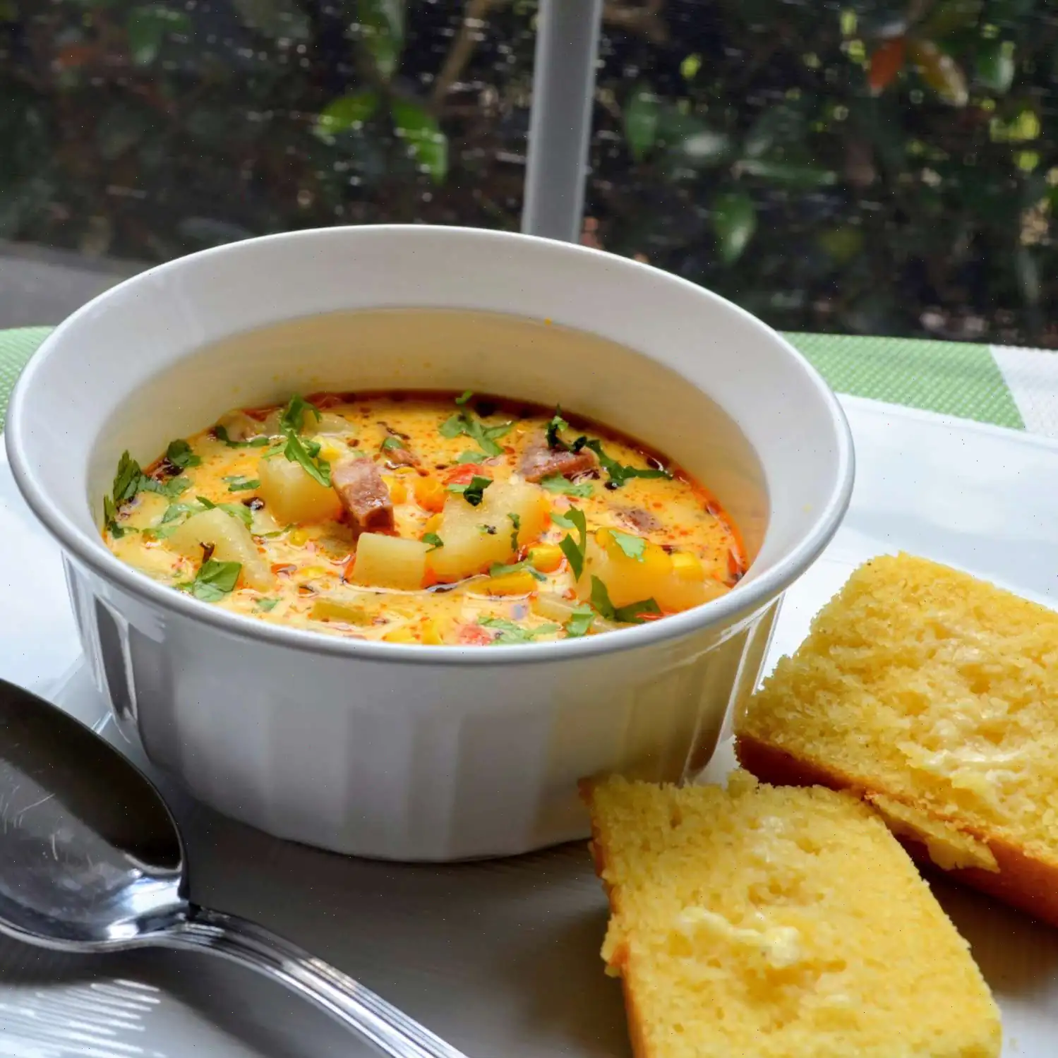Andouille Sausage and Corn Chowder Recipe