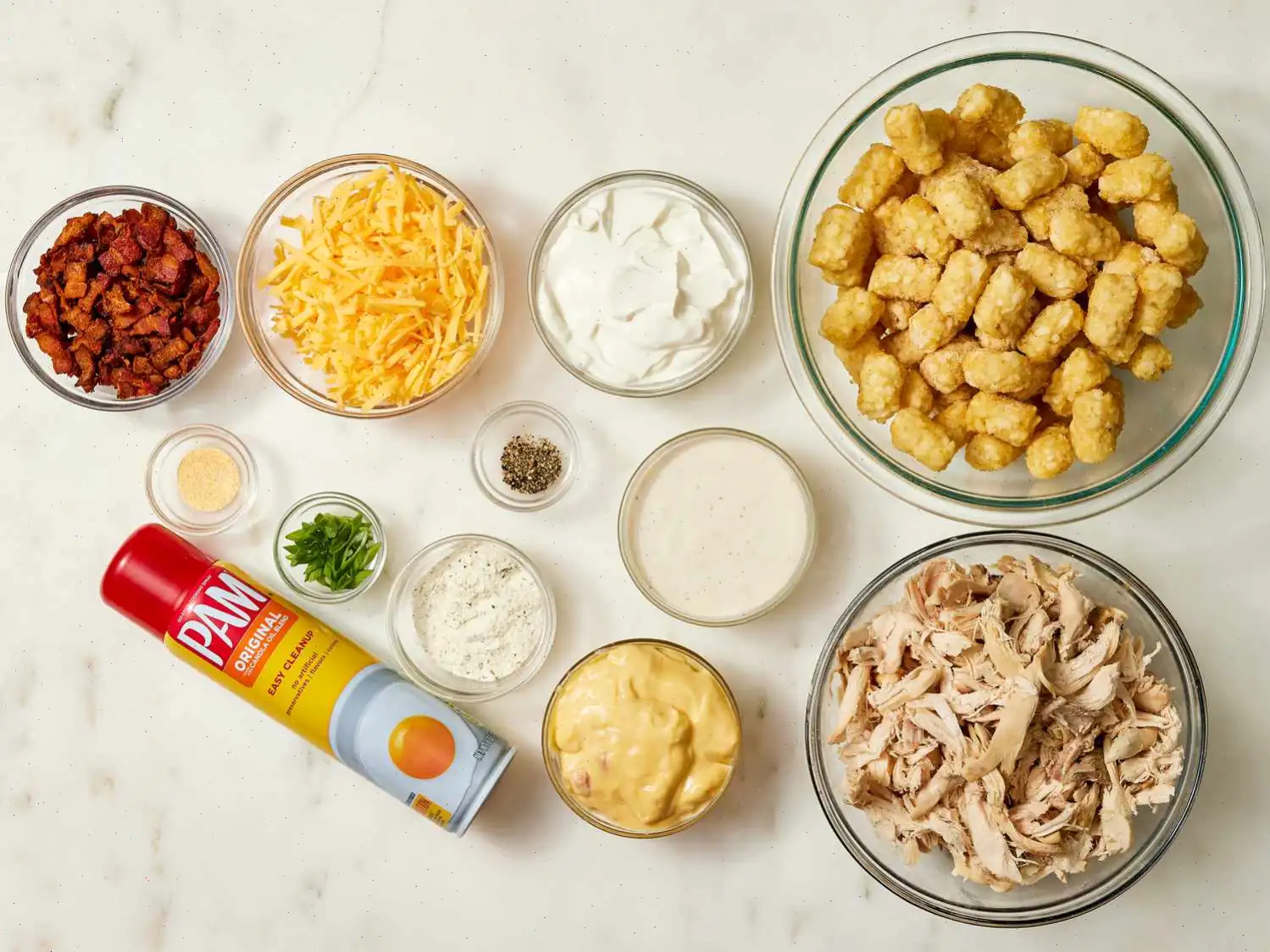 Chicken Bacon Ranch Tater Tot Casserole Recipe