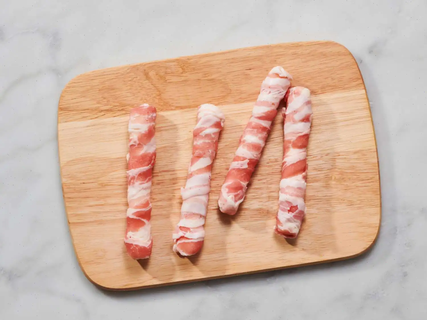 2-Ingredient Bacon-Wrapped Mozzarella Sticks Recipe