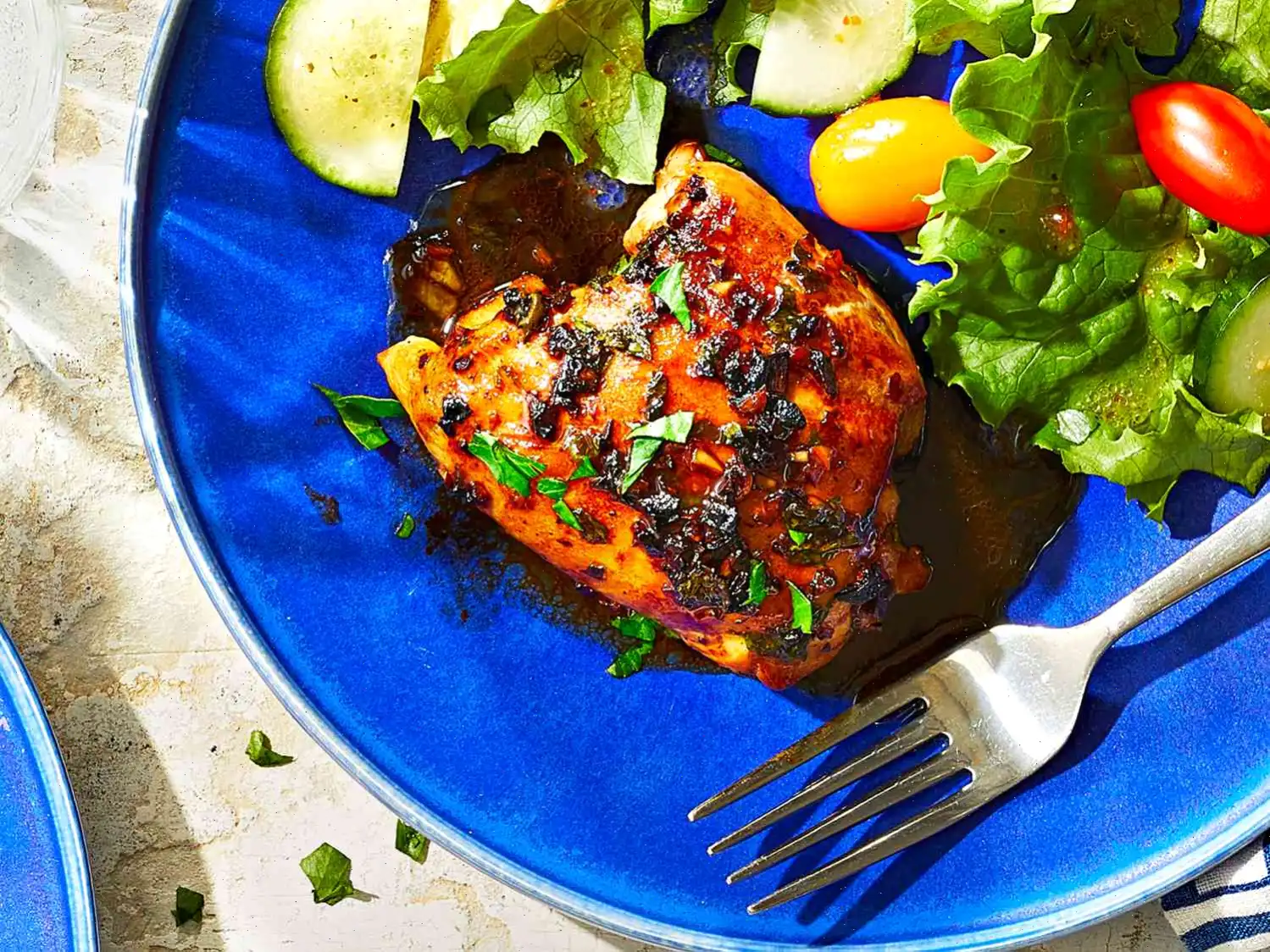 Easy Garlic Broiled Chicken Recipe