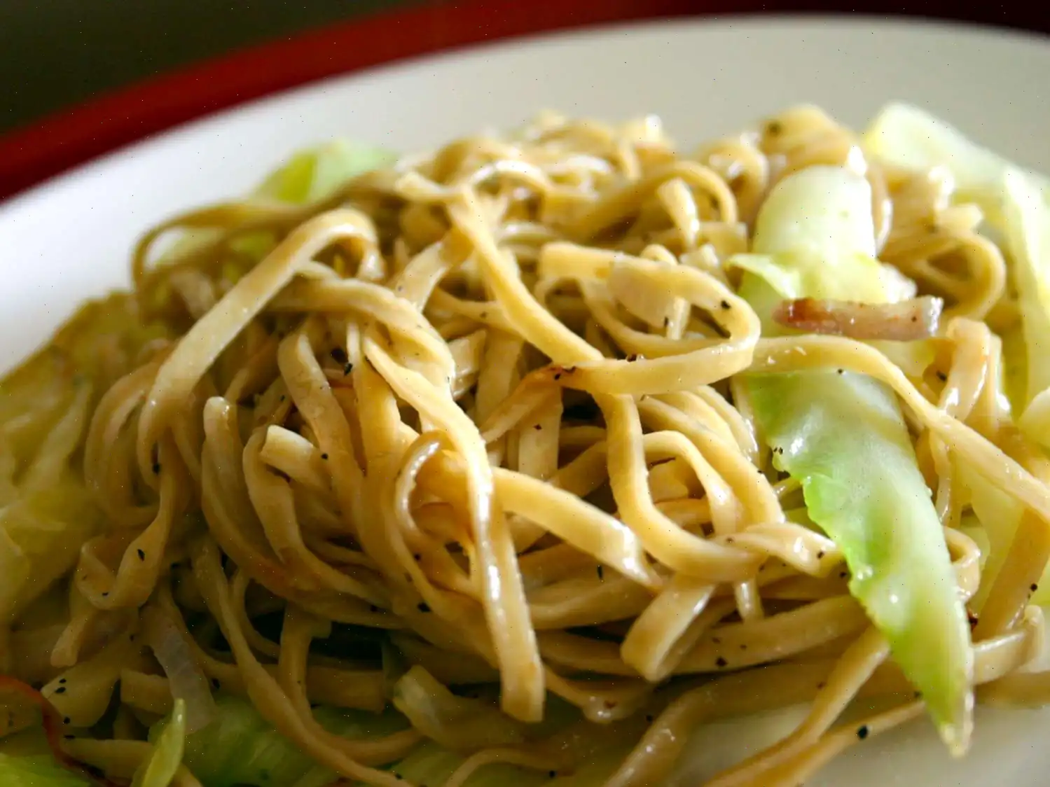 Fried Cabbage and Egg Noodles Recipe