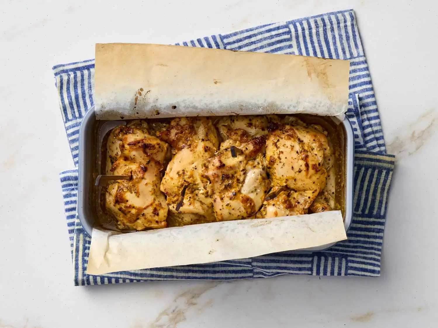 Loaf Pan Chicken Gyros Recipe