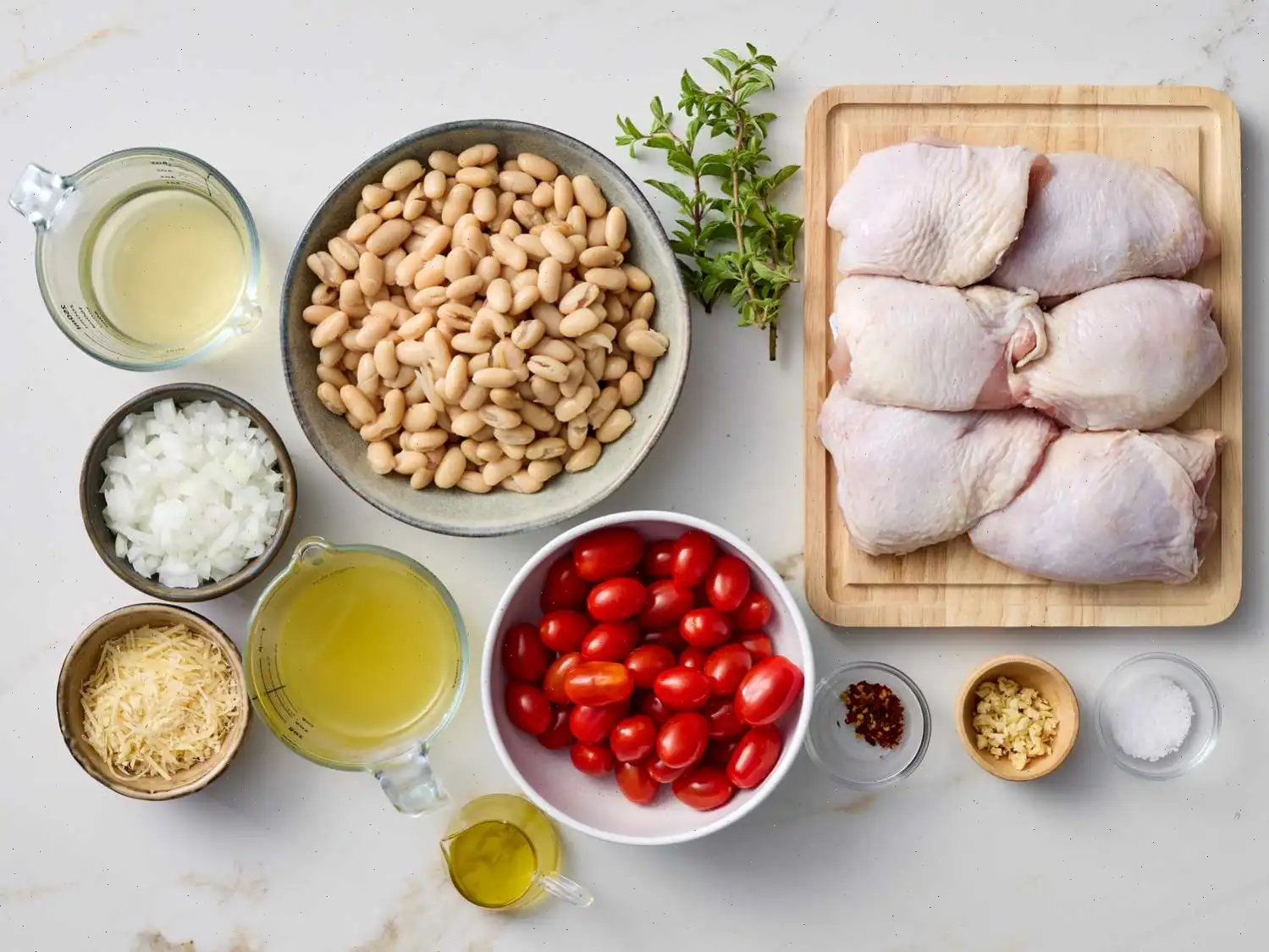 Creamy Tomato Chicken and White Beans Recipe