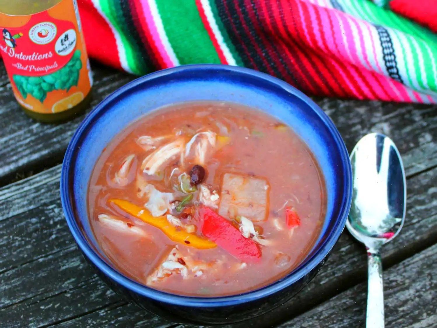 5 Ingredient Chicken Taco Soup Recipe