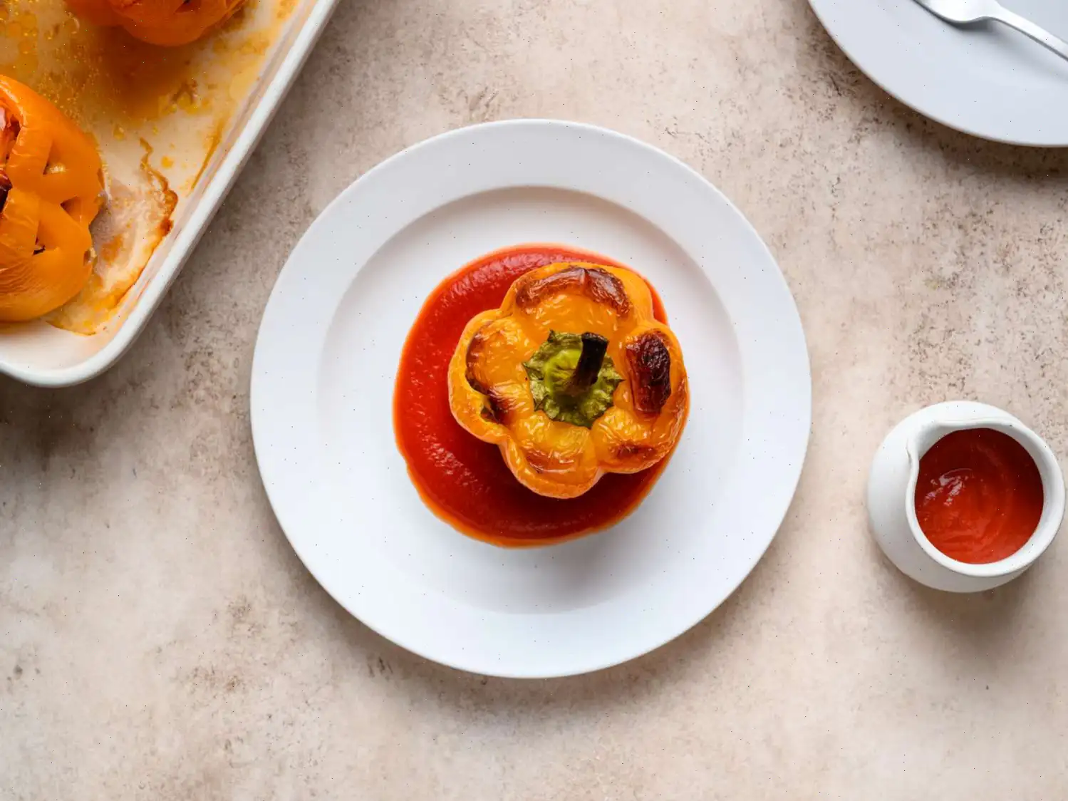 Jack-o'-Lantern Stuffed Peppers Recipe