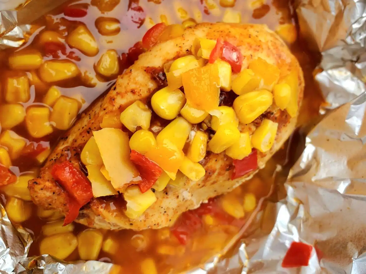 BBQ Chicken Pouches Recipe