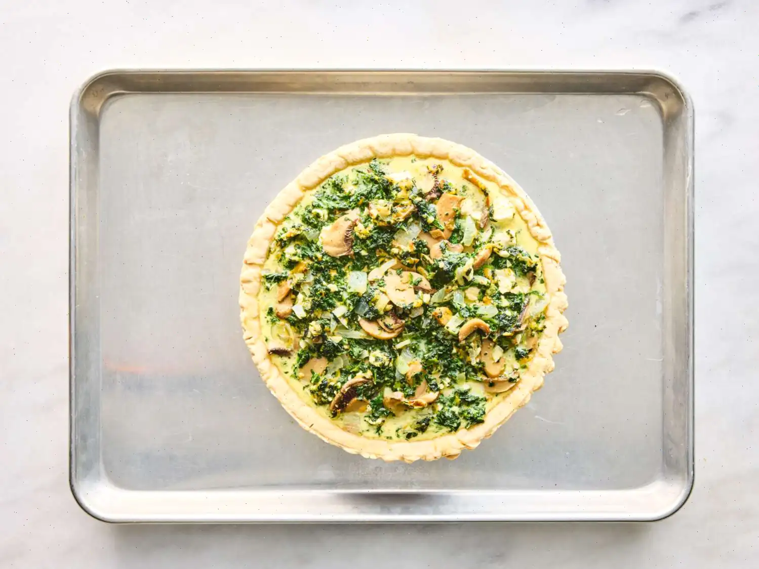 Receta de quiche de espinacas