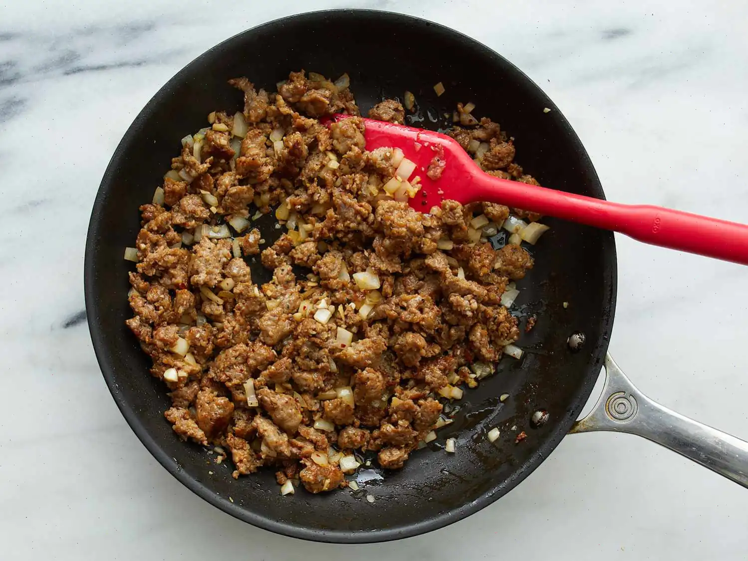 Bow Ties with Sausage, Tomatoes, and Cream Recipe