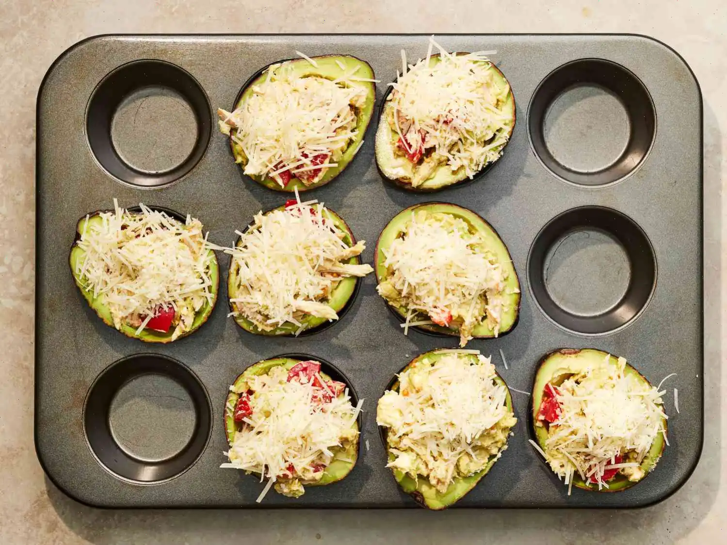 Chicken-Stuffed Baked Avocados Recipe