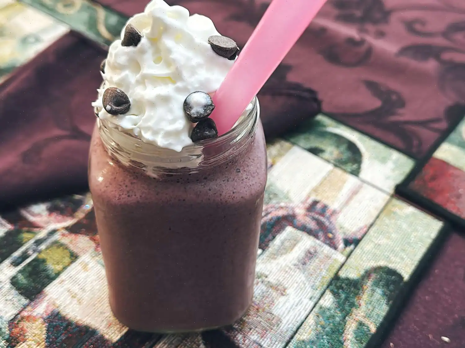 Berry Chocolate Protein Smoothie Recipe