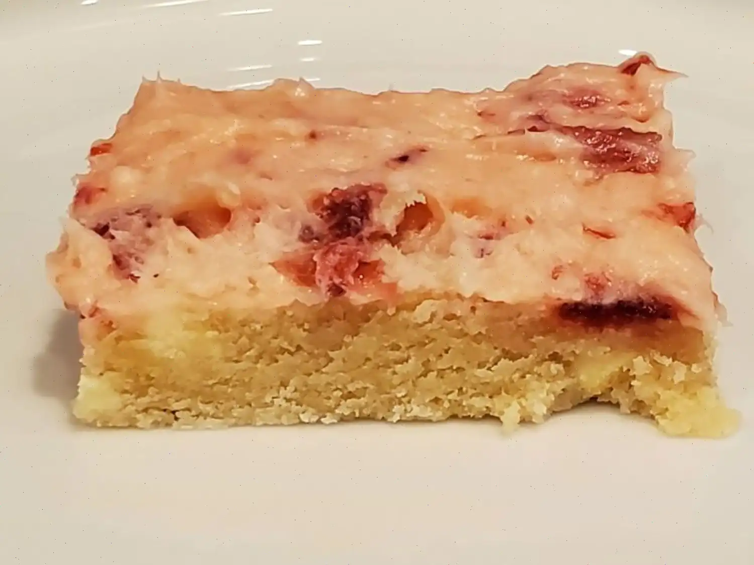 Strawberry White Chocolate Cookie Bars Recipe