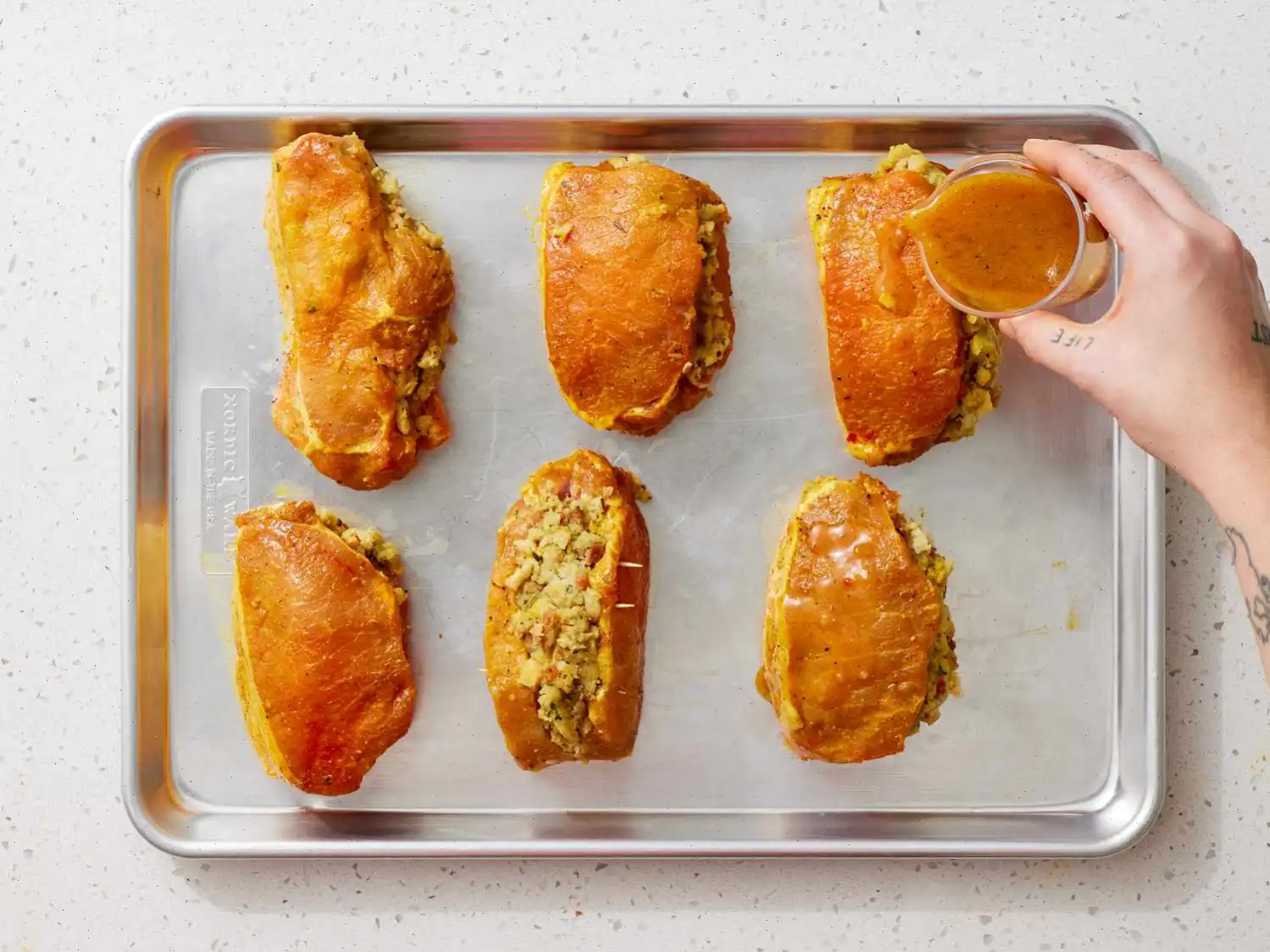 Oven-Baked Stuffed Pork Chops Recipe