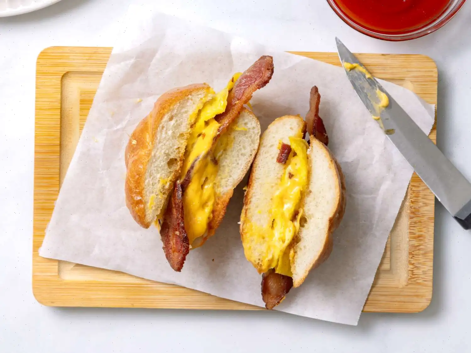 NYC Deli Bacon, Egg, and Cheese Sandwich Recipe