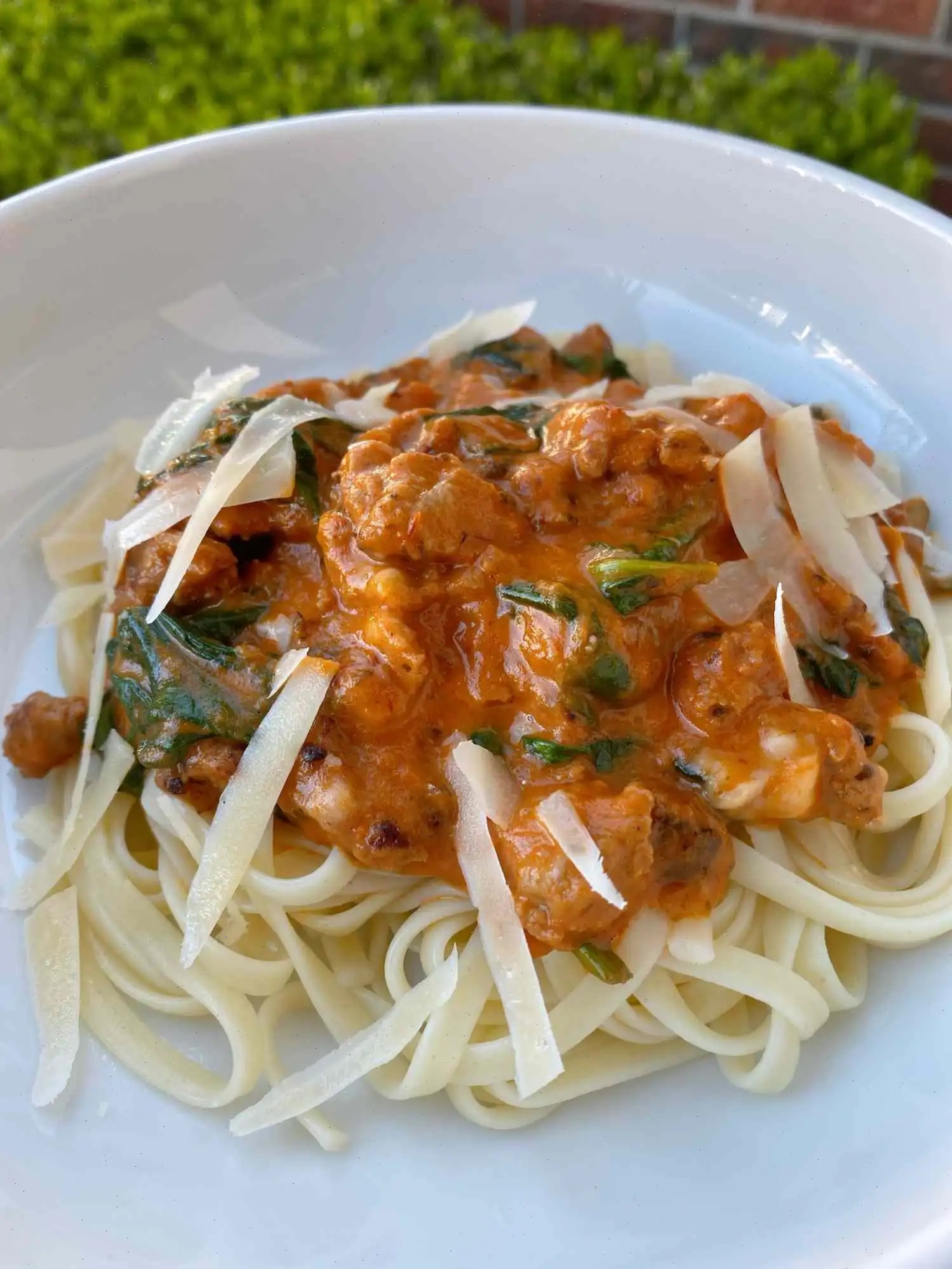 Quick Linguine with Turkey Ragu for Two Recipe