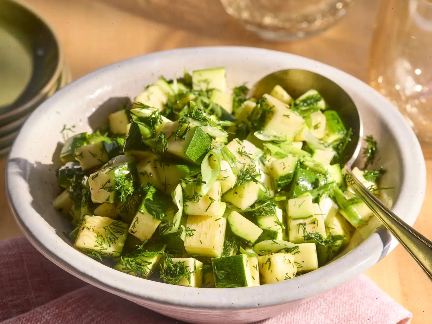 Raw Zucchini Salad Recipe