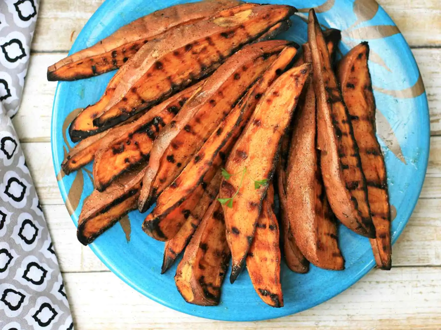 Grilled Sweet Potato Wedges Recipe
