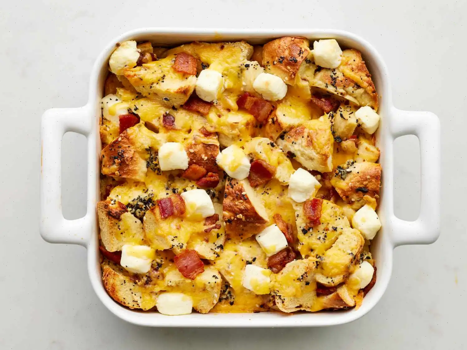 Everything Bagel Breakfast Casserole