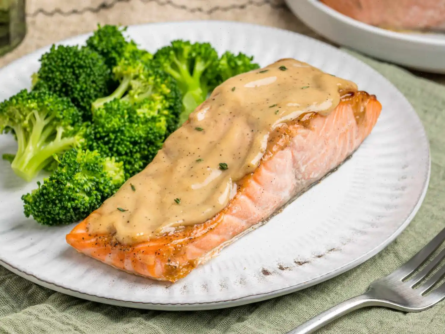 Air Fryer Honey Mustard Salmon Recipe