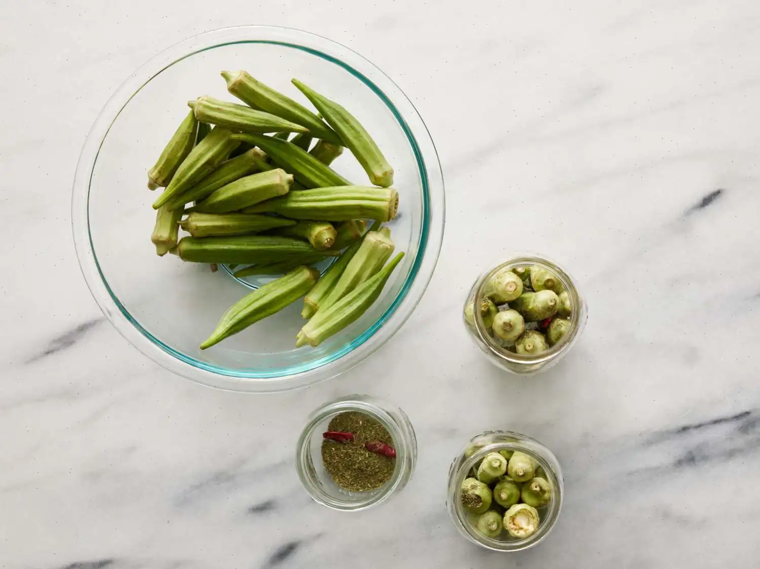 Grandma Oma's Pickled Okra Recipe