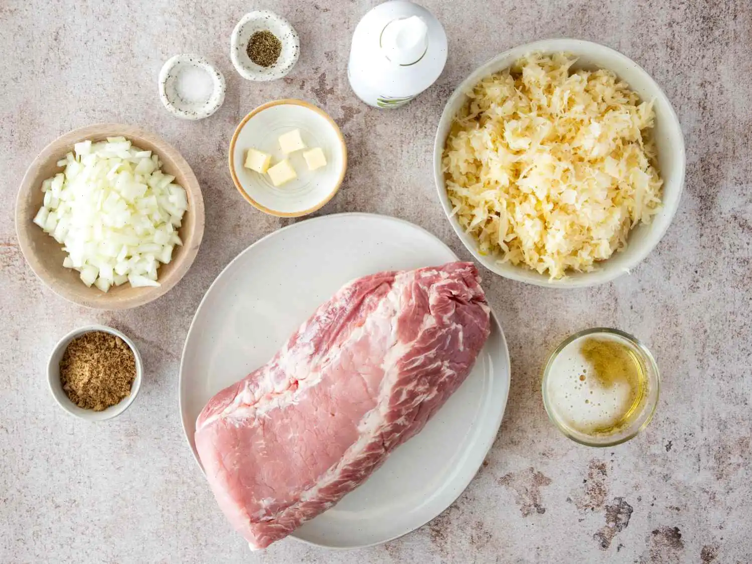 Slow Cooker Pork, Sauerkraut, and Beer Recipe