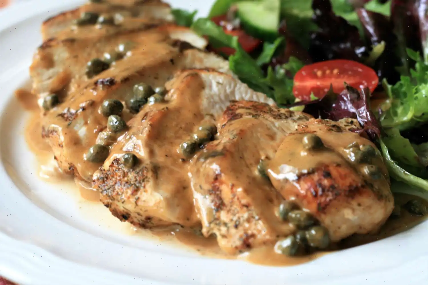 Chicken Breasts in Caper Cream Sauce Recipe