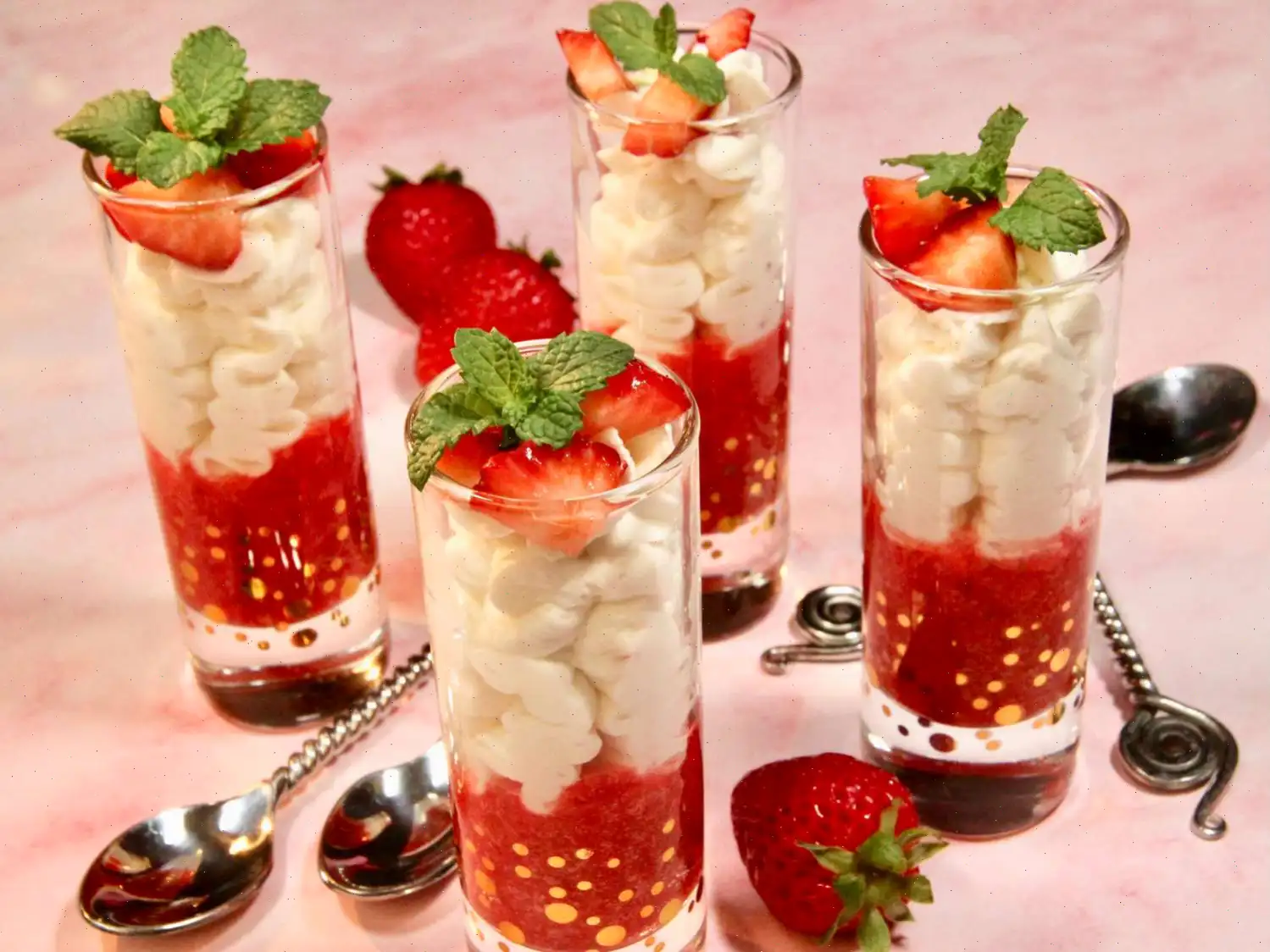 Strawberry Mousse Shooters Recipe