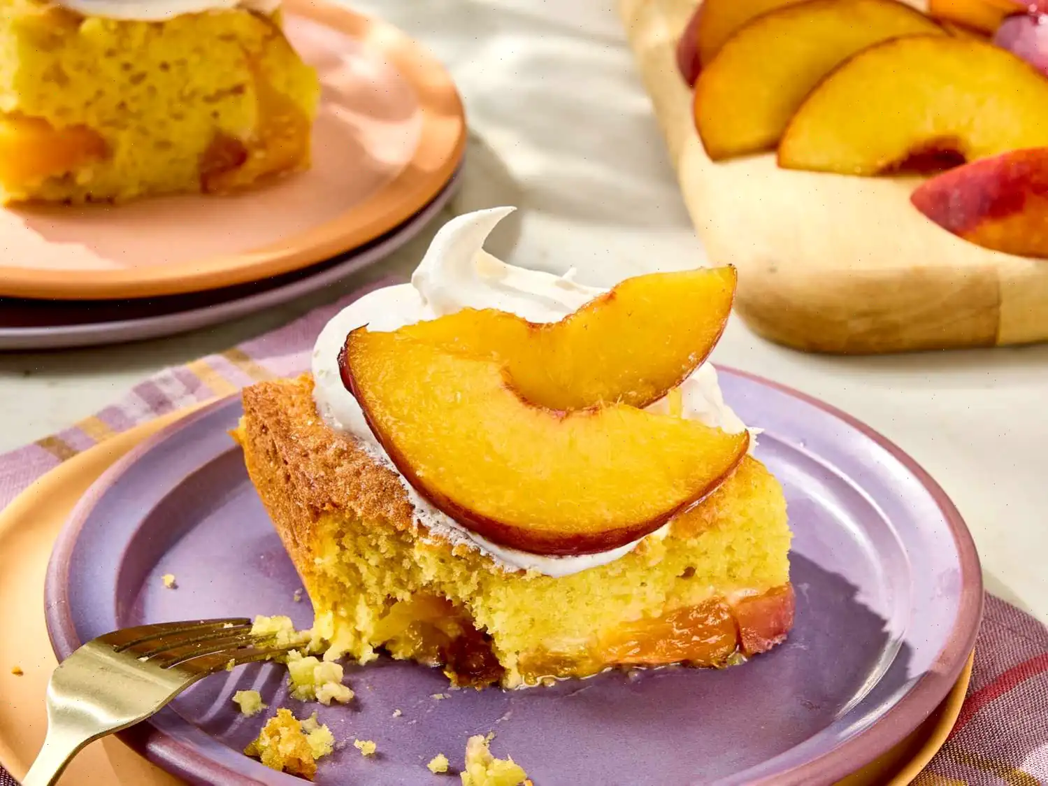 Peaches and Cream Cake Recipe