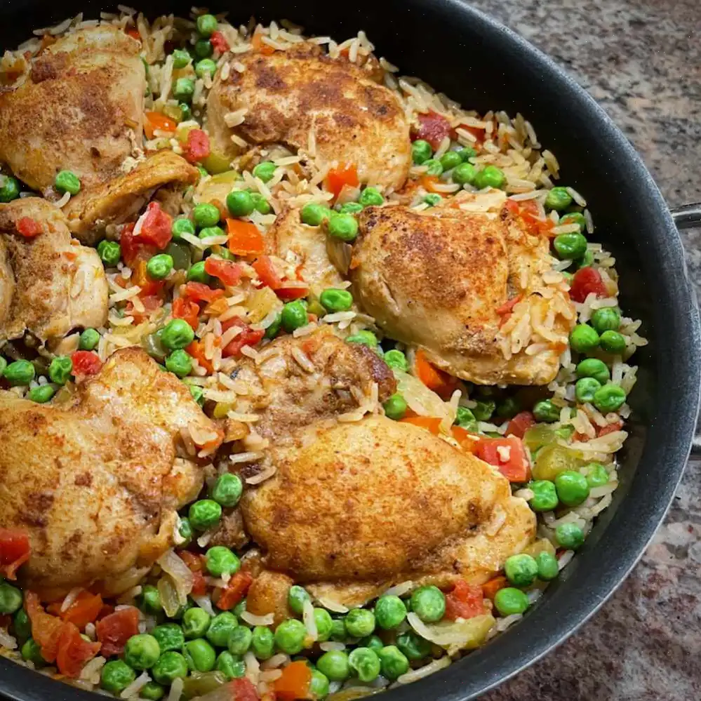Mexican-Inspired Chicken Thigh and Rice Skillet Recipe