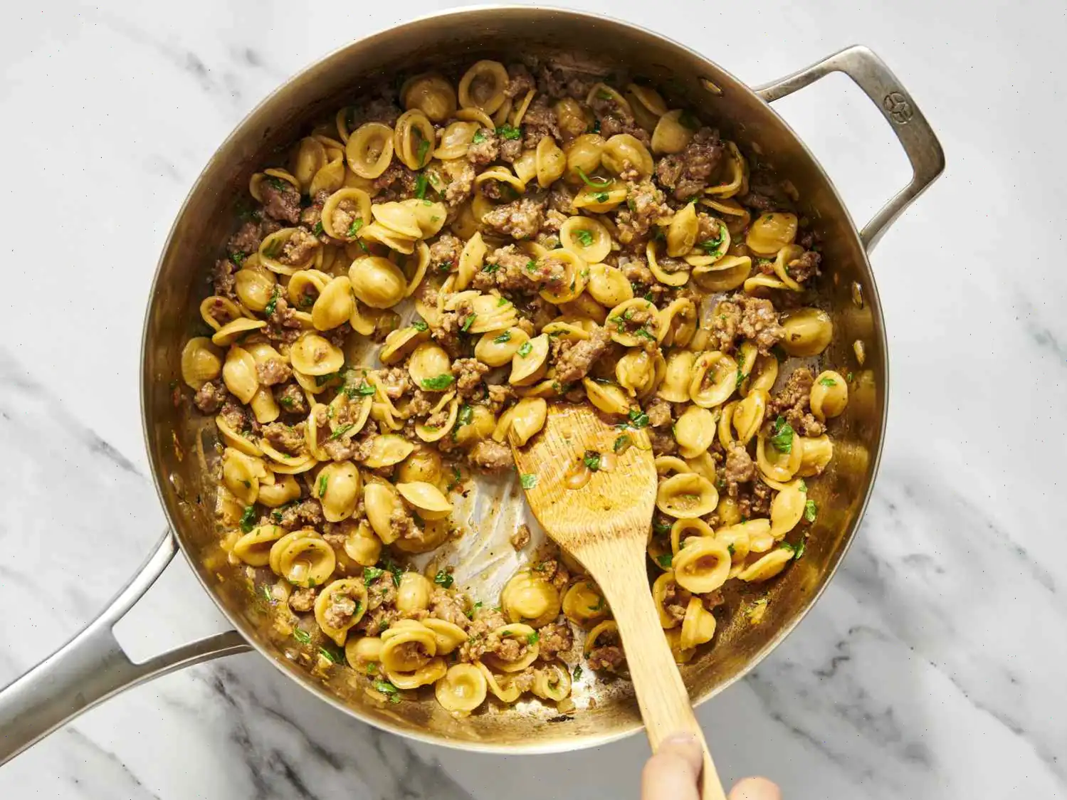 One Pan Orecchiette Pasta Recipe