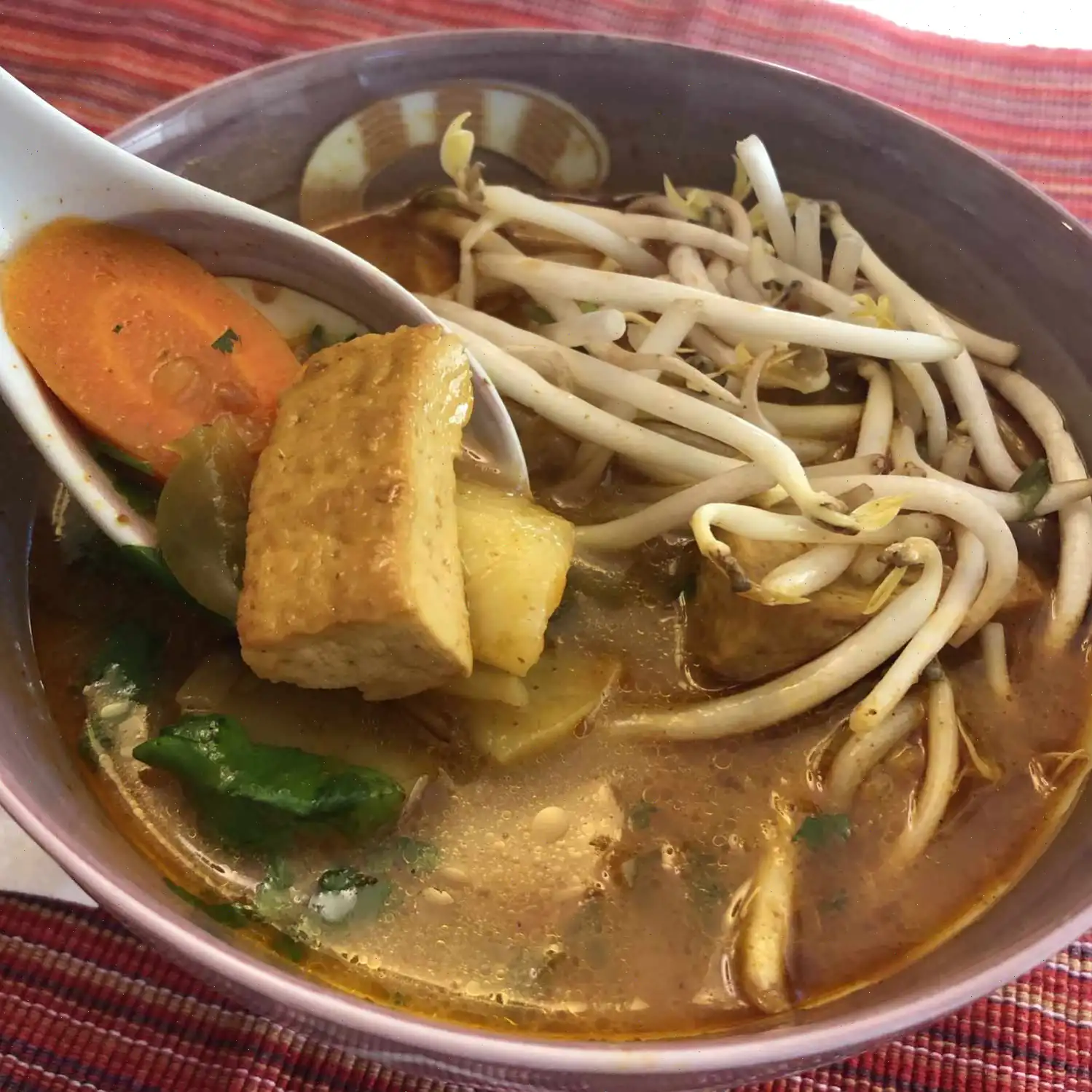 Vietnamese Style Vegetarian Curry Soup Recipe