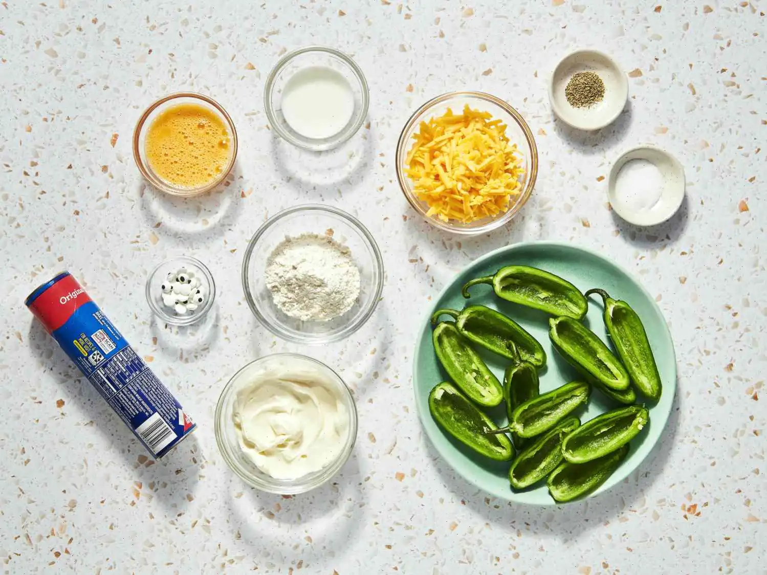 Baked Mummy Jalapeno Poppers Recipe