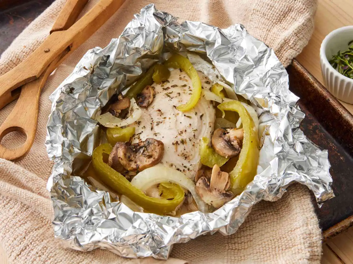 Grilled Chicken Foil Packets Recipe