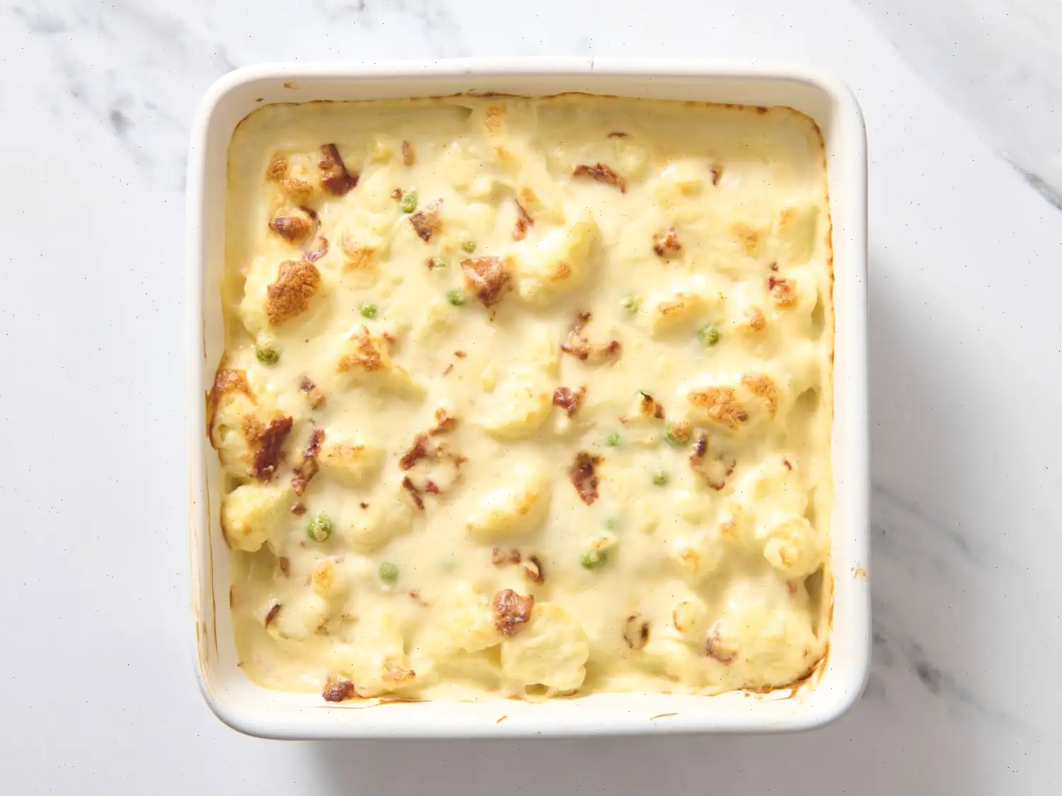 4-Ingredient Cauliflower Alfredo Bake Recipe