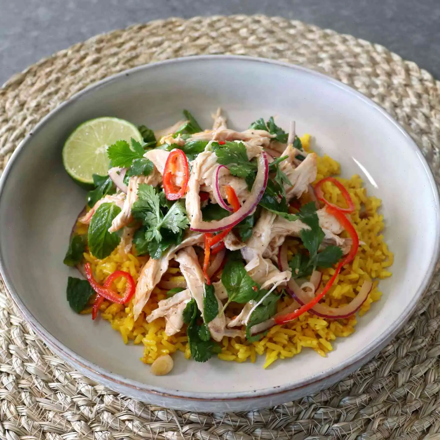 Southeast Asian Style Chicken Rice Recipe
