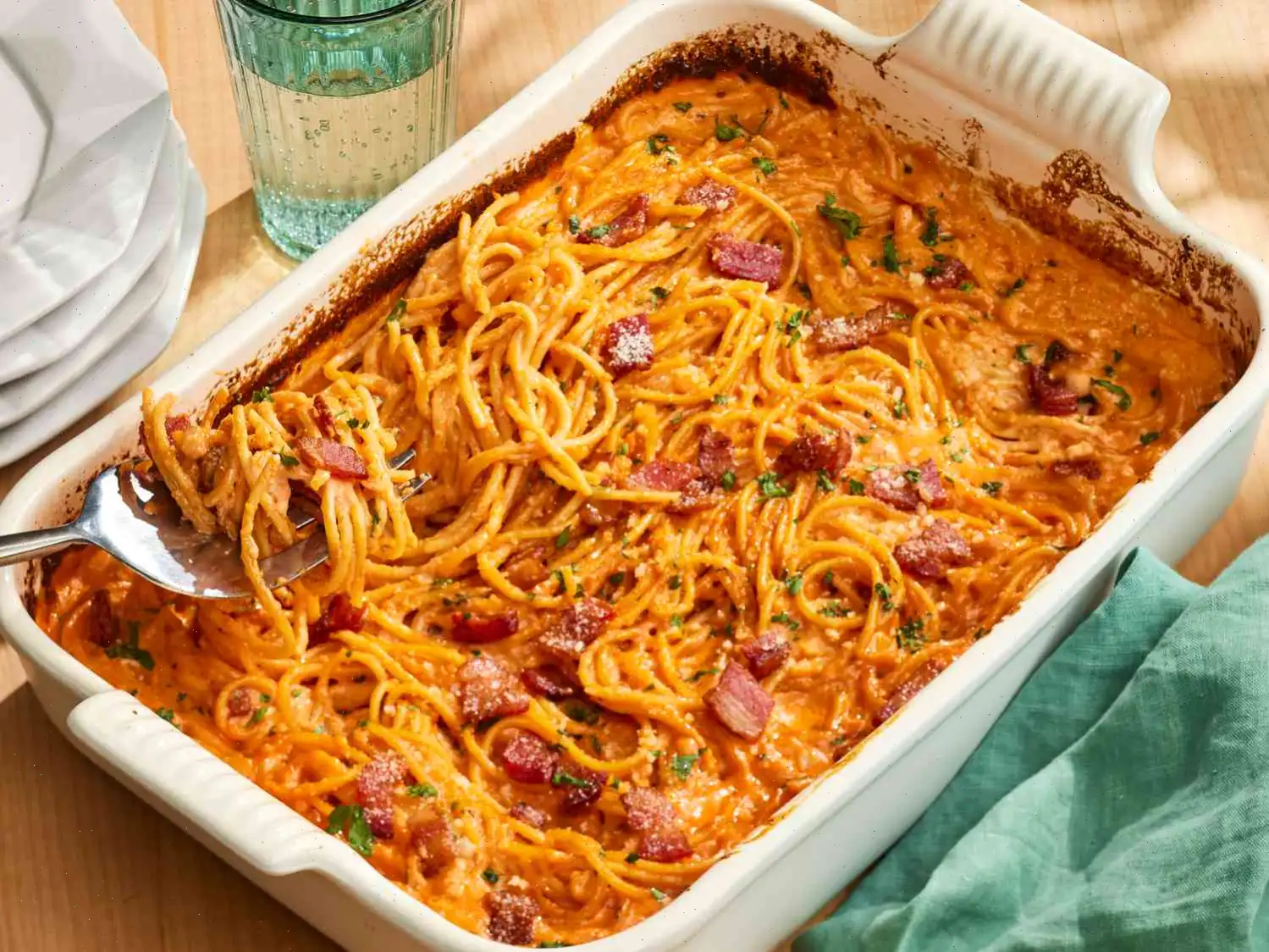 Creamy Bacon Pasta Bake Recipe