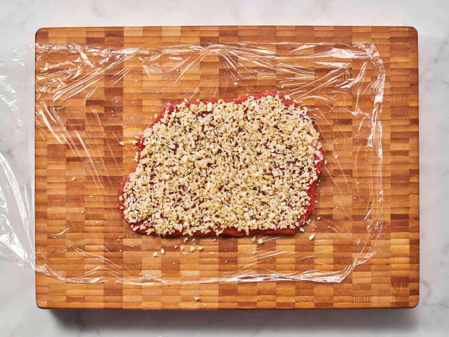 Crispy Garlic Crumb Steak Recipe