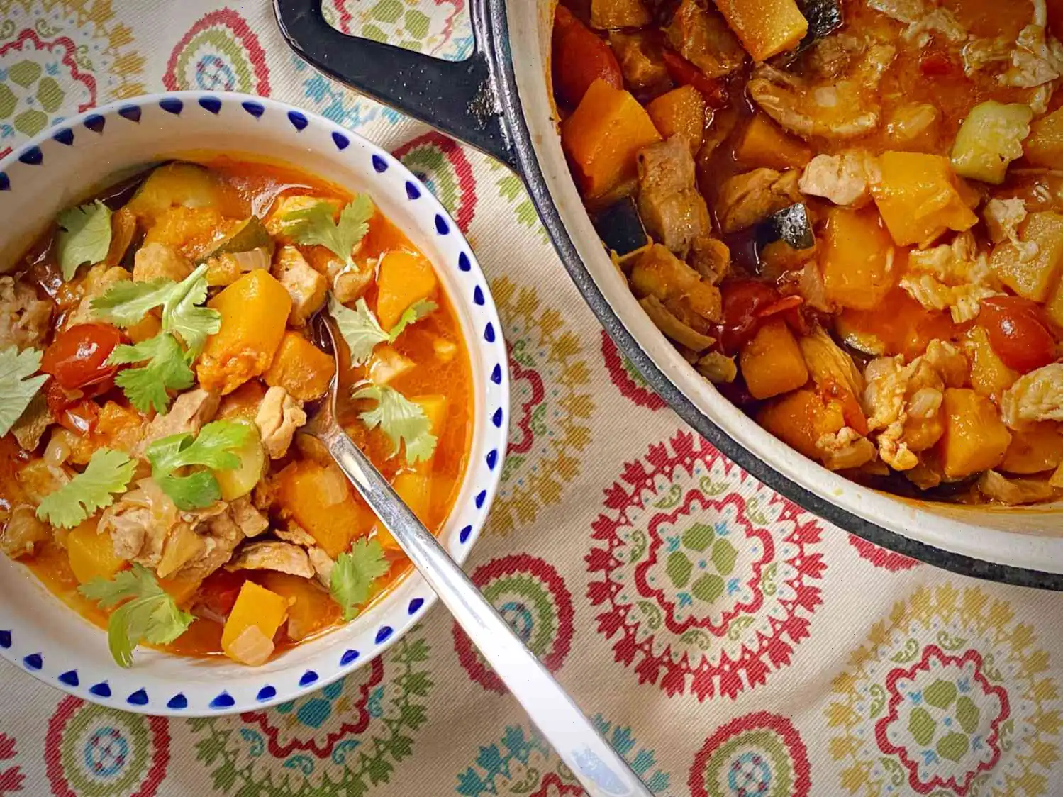 Calabaza Con Pollo (Calabaza Squash and Chicken)