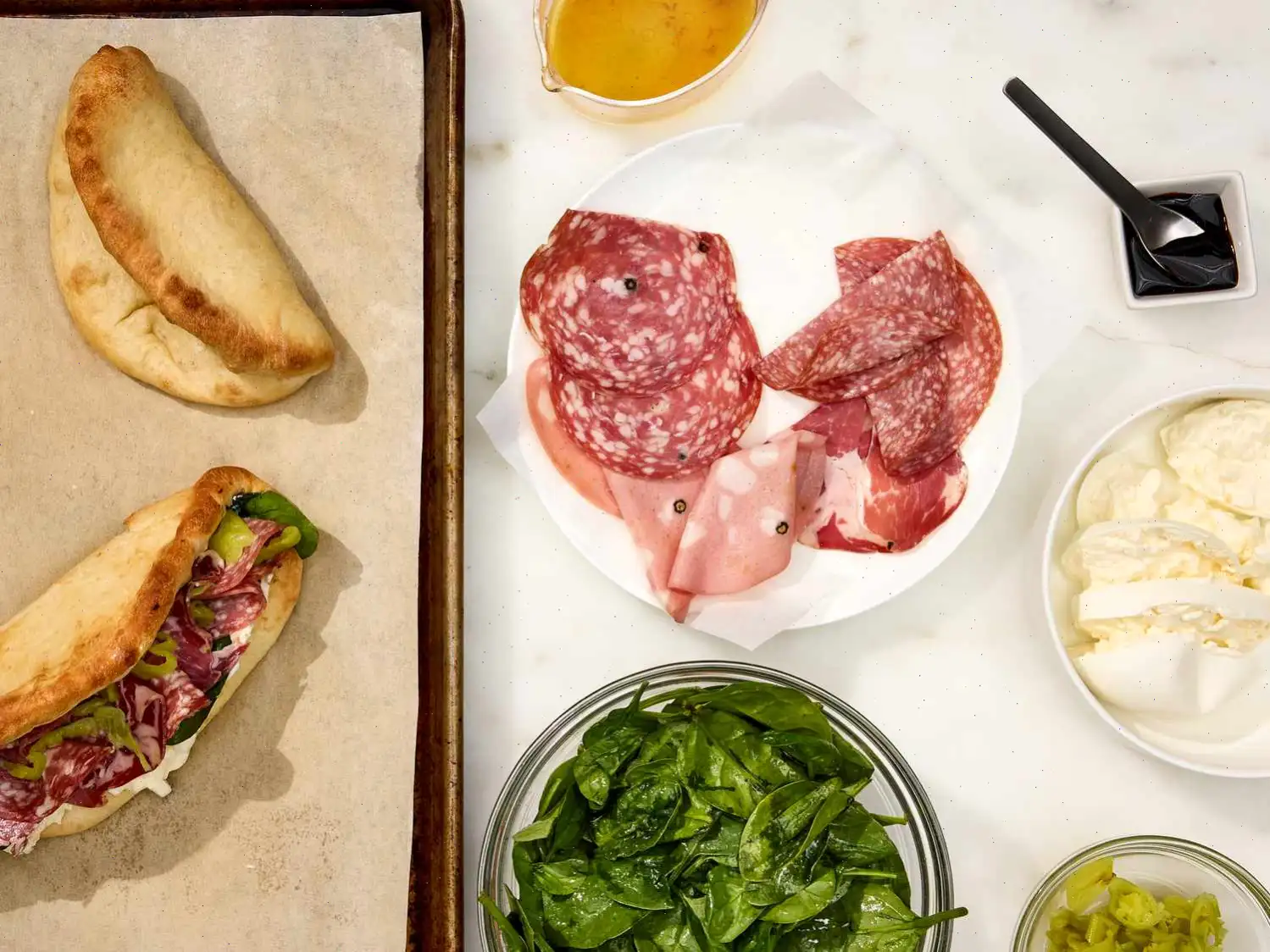 Folded Pizza Sandwich Recipe