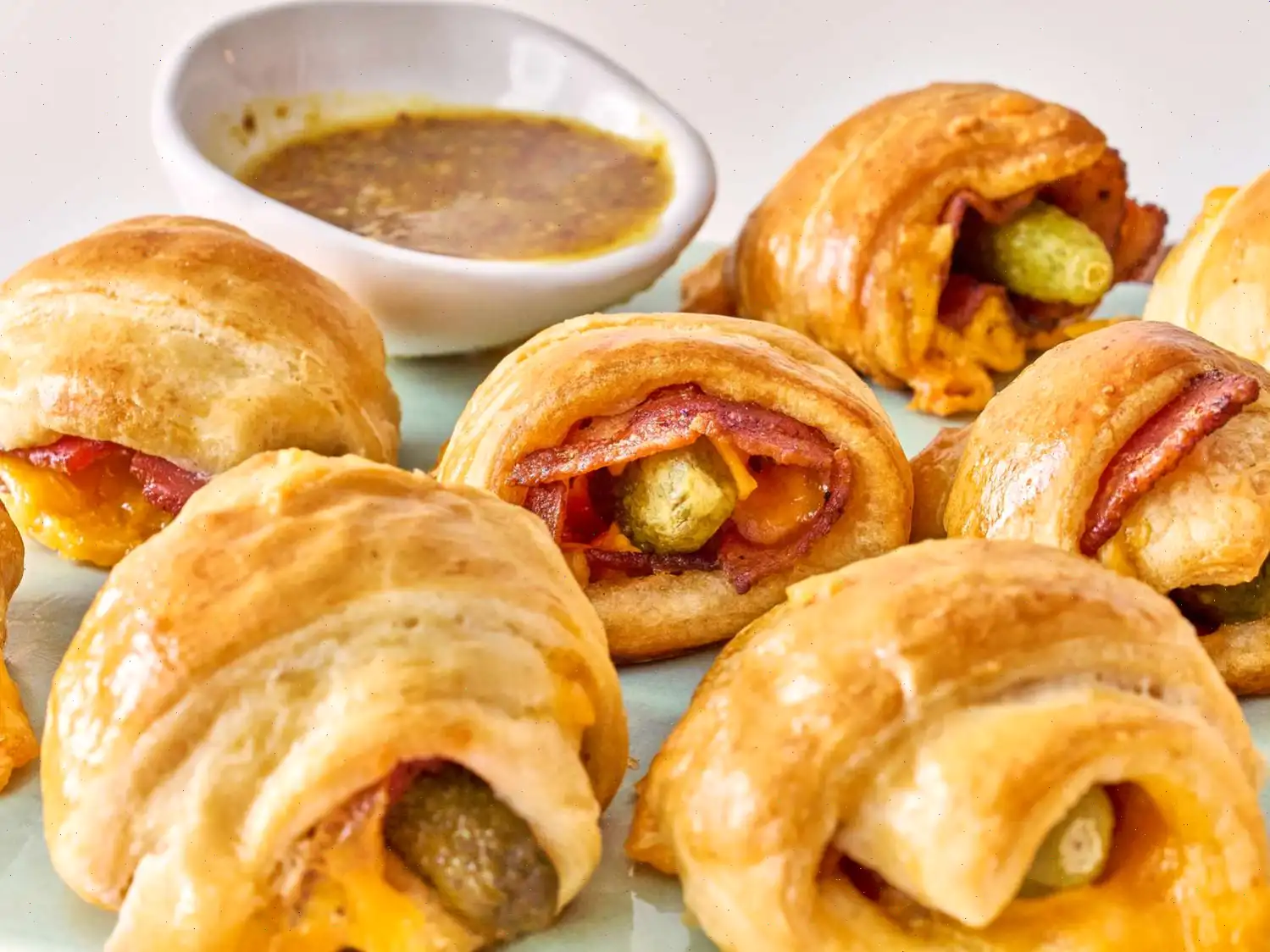 Cheesy Pickle Pigs in a Blanket REcipe