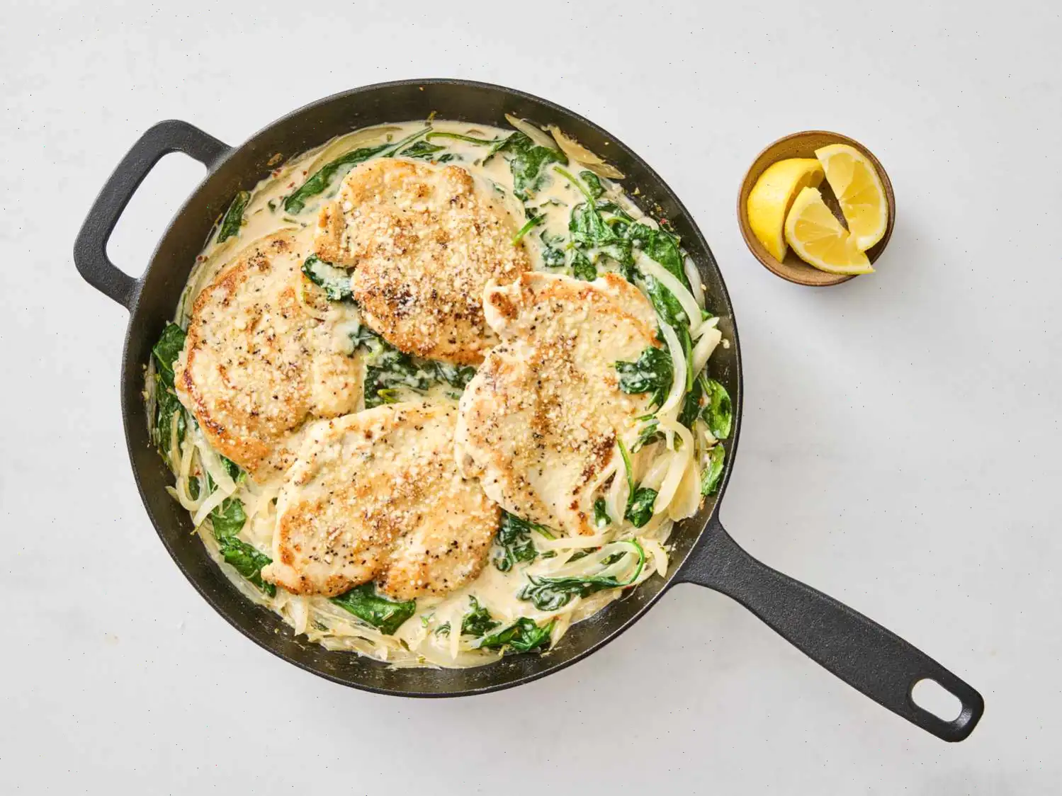 Spinach Lemon Chicken Bake Recipe