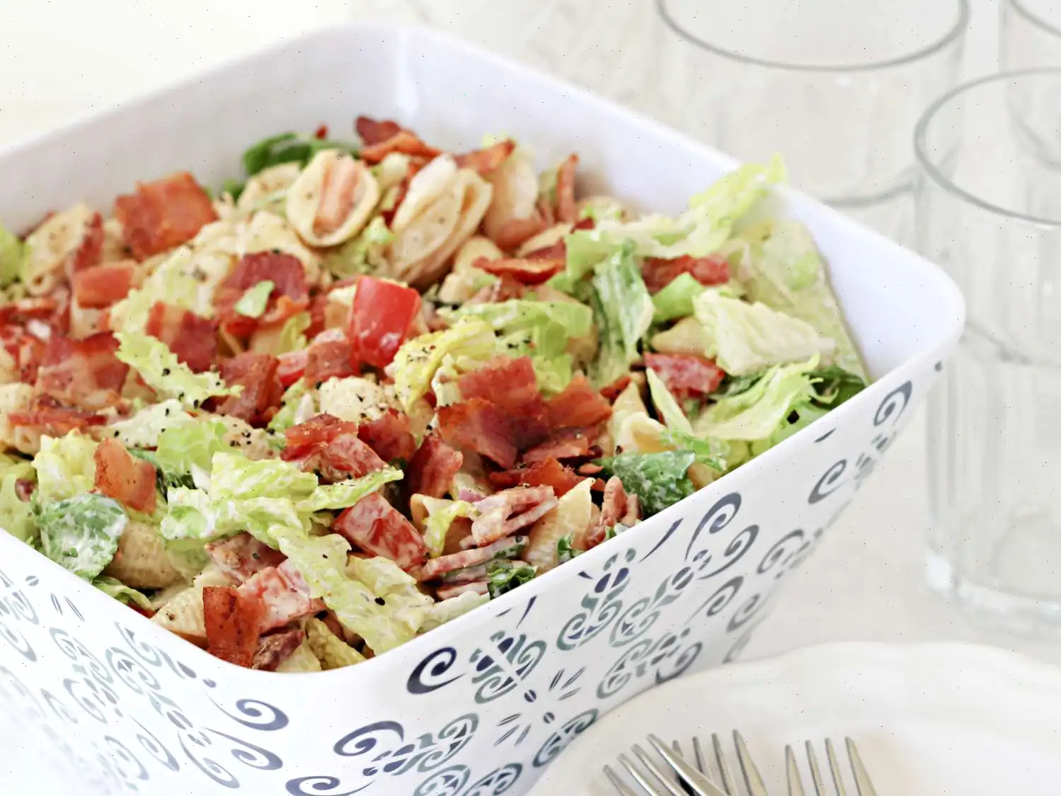 BLT Pasta Salad Recipe