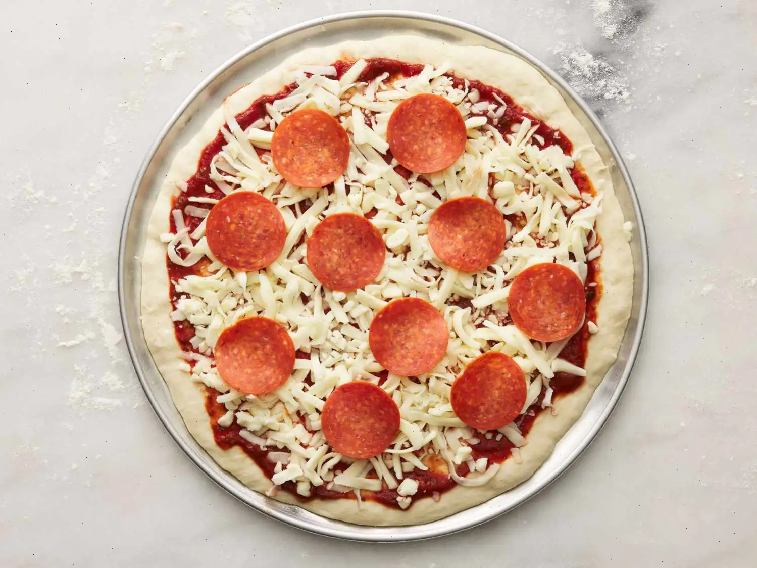Homemade Pepperoni Pizza Recipe