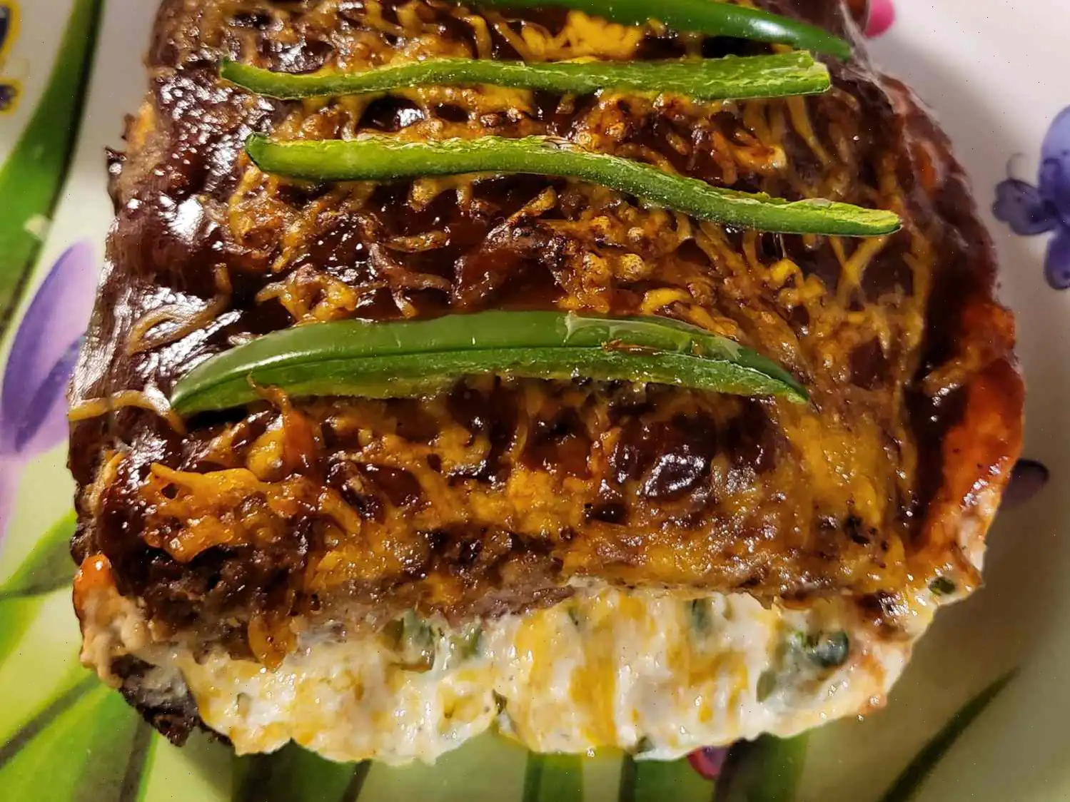 Jalapeno Popper-Stuffed Meatloaf Recipe