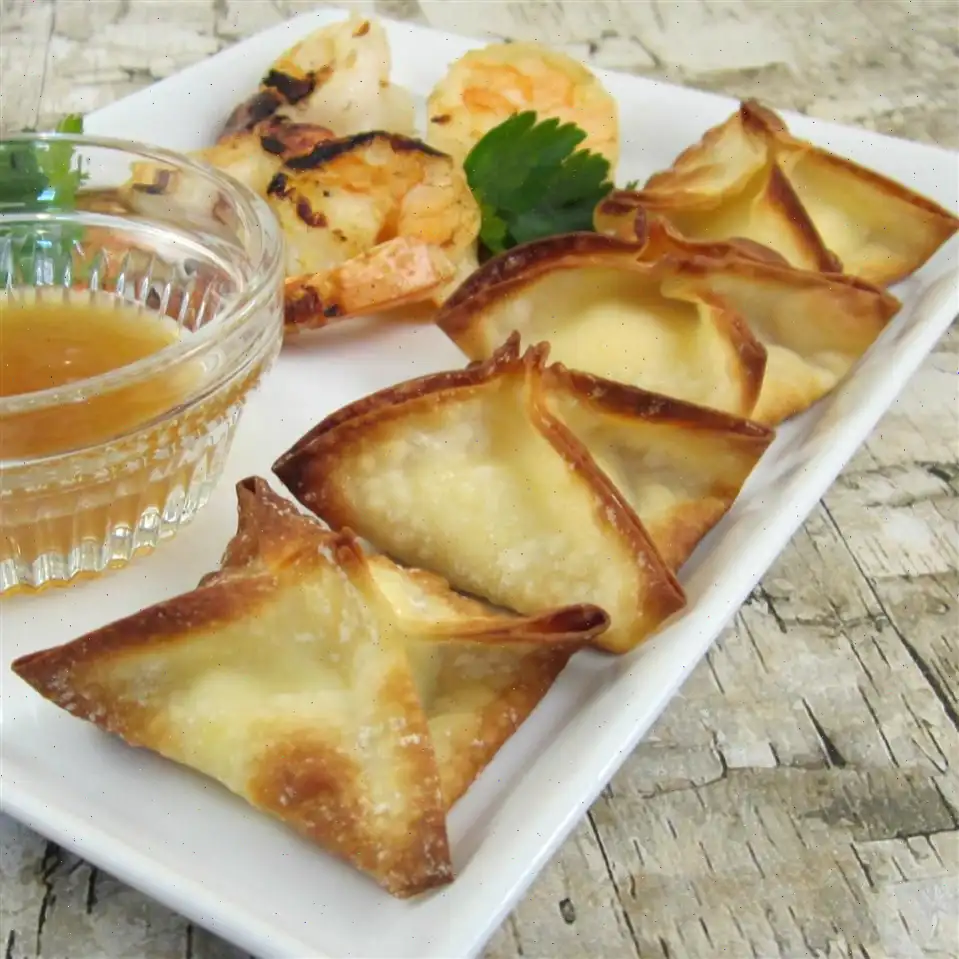 Baked Cream Cheese Wontons Recipe
