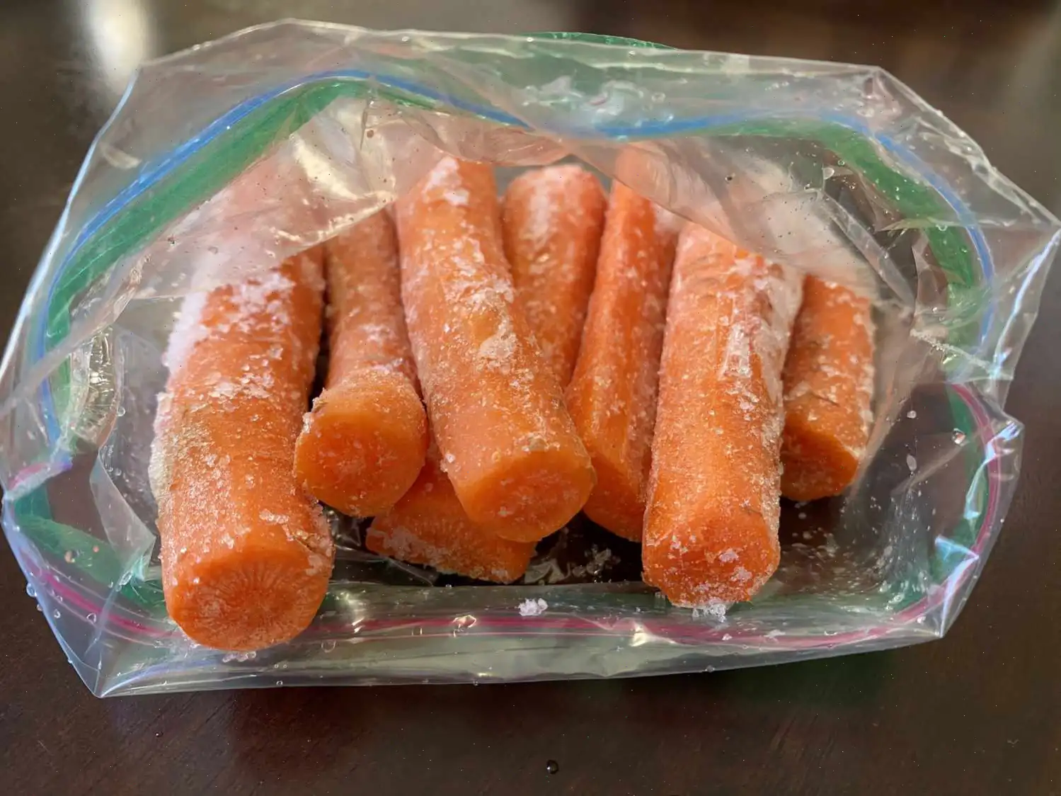 Frozen Carrots for Teething Baby Recipe